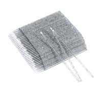 G2PLUS 200PCS Micro Brosses,Microbrosses Cils Brosse Cils,Applicateurs Brosses de cristal,pour Extension de Cils Coloration des Cils,Maquillage（Noir）