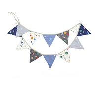 G2PLUS 3.3m Guirlande de Fanions,Bannière Vintage Triangle Bannière Décoration pour fête d'anniversaire de Mariage fête de Fournitures Noël Halloween Accessoires