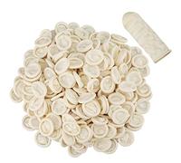 G2PLUS 600 pièces Protège doigt,de doigtiers en Latex,doigts en gel Cots, Anti-statique,protection des doigts gardant votre pansement sec et propre