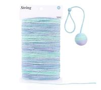 G2PLUS Ficelle de Jute Dégradée:2mm Corde Jute Naturel Vert Menthe,50m Ficelle de Jardinage pour Décoration DIY,Crochet,Emballage Cadeau et Travaux Manuels
