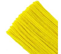 G2PLUS Fil Chenille 100PCS Tiges de Chenille Cure Pipes Cure-Pipes pour Décorations et Artisanat Créatif Creatifs de Noël 6mm * 30cm（Jaune）