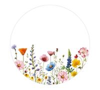 G2PLUS Stickers Floraux Autocollants Ronds:4CM Stickers Mariage pour Cadeaux de Mariage, Fête, Anniversaire, Scrapbooking,Emballage Cadeau, DIY, Enveloppes,120PCS