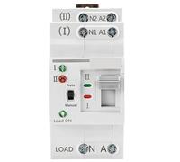 G2R Din Rail 2P commutateur électrique commutateur de transfert manuel 110V 220V bobine PC Type 63A(110V,G2R 2P 63A)