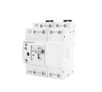 G2R Din Rail ATS Automatic Transfer Switch Electrical Selector Switches Dual Power Switch Din Rail 2P 4P 220V AUOQKQUT(G2R 4P 25A)