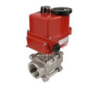 G3/4'' 2 Voies En Acier Inoxydable Vanne à Bille Electrique Modulante 24V AC/DC