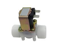 G3 / 4 Valve électromagnétique en plastique 1 2V 24V Dispositif de divertisseur d'eau l'électrovanne normalement fermé Pp Interrupteur,Compatibilité universelle(Waterproof cover)