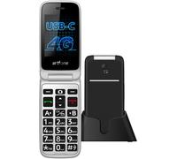 G3 4G Téléphone Portable SeniorBouton Sos,Station De Charge,Haut-Parleur,Numérotation RapideTéléphone À Clapet Simple,Menu En FrançaisPortable Personnes Âgées Grandes Touches