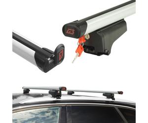 G3 Clop Barre de Toit pour Ford C-Max 2 II MK2 2010-2014 | Aluminium, 75 kg de charge max, barres de toit ouvertes, Argent
