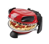 G3 Ferrari G10006 Pizza Express Delizia,Four à Pizza 1200 W, Thermostat Réglable jusqu’à 400°C, Cuit une Pizza Savoureuse en 5 min, Double Résistance, Livre de recettes et Spatules inclus - Rouge