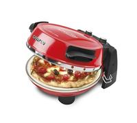 G3 Ferrari G10032 Pizzeria Snack Napoletana, Forno Pizza Plus ÉVO, Double Pierre Réfractaire (diamètre 31 cm), 1200 W, Minuteur 5', Livre de Recettes inclus, Rouge