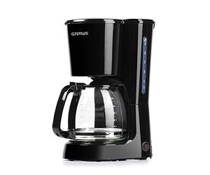 G3 Ferrari G10054 Cafè de Lux Cafetière électrique filtre, 800 W, arrêt automatique, verseuse 1,5 L, 12 tasses, système anti-goutte, plastique, Noir