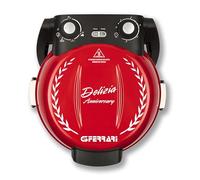 G3 Ferrari G10177 Delizia Anniversary four à pizza électrique jusqu’à 400°C, pierre réfractaire Ø 31 cm amovible, double élément chauffant en acier, voyants lumineux, accessoires inclus