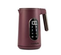 G3 Ferrari G10205 Bouilloire "Tisaniere Tech", 1,7 litre, 4 programmes préréglés, écran tactile, température réglable, base avec rotation 360°C, thé matcha, thé blanc, tisanes, bordeaux