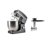 G3 Ferrari G20120 Robot Pâtissier Planétaire Pastaio 10&Lode + G3 Ferrari G20114 Accessoire Hachoir à viande, Aluminium