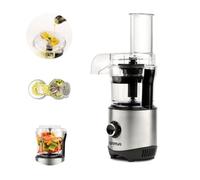 G3 Ferrari G20158 Mini-robot multifonction "Chop & Drop", 300 W, 400 cc, acier inoxydable