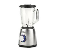 G3 Ferrari G20165 Blender « Turbine », 1,5 l, 1300 W, gobelet en verre, 6 lames, vitesse variable, impulsion, boîtier en acier inoxydable
