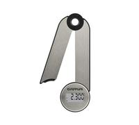 G3 Ferrari G20171 Victoria Balance de cuisine numérique, plaque en acier inoxydable, haute précision, fonction Tare, pliable, économise de l'espace, gris