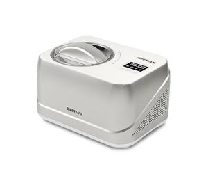 G3 Ferrari G20175 Neve Sorbetière avec Compresseur, 1 L / 600 g de Glace, Fonctions Glace et Sorbet, Cuve Inox Amovible, Minuterie, Faible Consommation, Facile à Nettoyer