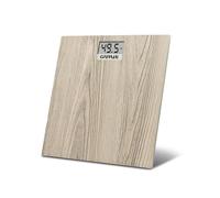 G3 Ferrari G30065 Balance Pesapersona "Chêne", écran LCD, repose-pieds en verre, spécial graphique 3D effet chêne blanchi