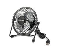 G3 Ferrari G50039 Amico Mini Ventilateur de bureau USB, Moteur silencieux, Grille de protection, Alimenté par port USB, Noir