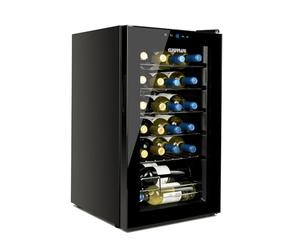 G3 Ferrari G90049 Cave à vin de réserve 24", 63 litres, écran LED, capacité 24 bouteilles, faible consommation d'énergie, thermostat de 5°C à 18°C, avec lumière intérieure et étagères