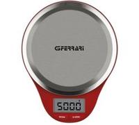 G3 Ferrari Maddy Rouge, Acier inoxydable Comptoir Ovale Balance de ménage électr