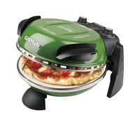 G3 Ferrari G10006 Pizza Exprimer Plaisir, Four Pizza, 1200 W, 400°C, Pierre Réfractaire (diamètre 31 cm), Minuteur 5', Livre de Recettes inclus, Vert