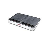 G3 Ferrari Pronto Chef Duo Table avec plaque à induction Gris Blanc 1500 W 2000 W