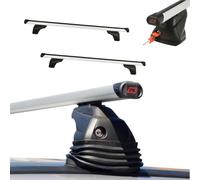 G3 Pacific Aluminium Barre de Toit pour Ford S-Max 1 I MK1 5-P (2006-2014), 50 kg de Charge Max, Points de Fixation, Argent
