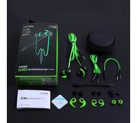 G30 PC Gaming Headset Gamer Computer cuffie Stereo Bass Noise Canceling grand Casque grand avec micro PK Razer Hammerhead V2 Pro-Vert