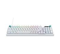 G316 X 98 - Clavier - backlit - USB-C - QWERTY - Nordique - commutateur : Tactile - blanc