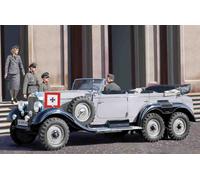 G4 1939 Production, German Voiture With Passengers 4 Figurines 1:3 5 Plastique