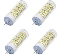 G4 Ampoules LED 220-240V AC 10W, Équivalent À Une Ampoule Halogène 100W, Base À Deux Broches Type T3 JC, 1000 LM, Pack De 4 pour L'éclairage Domestique(Blanc Froid)