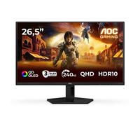 Ecran PC AOC G4 Q27G41ZDF 26.5" 2560 x 1440 Quad HD QD-OLED Noir et Rouge