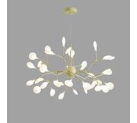 G4 Simple Petit Lustre Frais Luciole, Lumière De Vent Crème Française Moderne, 36 Têtes Lampe De Plafond De Salon Créative, Pour Lanternes D'éclairage De Salle À Manger De Chambre À Coucher/36