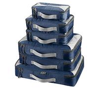G4Free 3/6/7 Pièces Organisateur de Voyage Cube d'emballage Sac de Rangement pour Valise à Vêtements Différents Tailles des Cubes