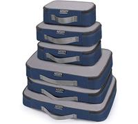 G4Free 3/6/7 Pièces Organisateur de Voyage Cube d'emballage Sac de Rangement pour Valise à Vêtements Différents Tailles des Cubes