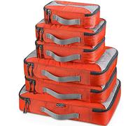 G4Free 3/6/7 Pièces Organisateur de Voyage Cube d'emballage Sac de Rangement pour Valise à Vêtements Différents Tailles des Cubes