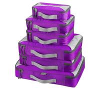 G4Free 3/6/7 Pièces Organisateur de Voyage Cube d'emballage Sac de Rangement pour Valise à Vêtements Différents Tailles des Cubes