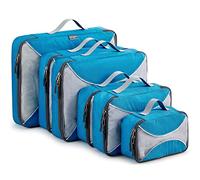 G4Free 3/6/7 Pièces Organisateur de Voyage Cube d'emballage Sac de Rangement pour Valise à Vêtements Différents Tailles des Cubes