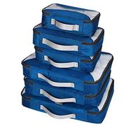 G4Free 3/6/7 Pièces Organisateur de Voyage Cube d'emballage Sac de Rangement pour Valise à Vêtements Différents Tailles des Cubes