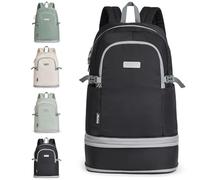 G4Free 35L Grand Sac à Dos de Sport et Voyage avec Compartiment à Chaussures et Un Sac Mouillé pour Femmes Hommes pour Les Déplacements Sportifs et Les Voyages