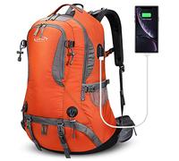 G4Free 50L Sac à Dos Randonnée Imperméable avec Housse de Pluie Sac à Dos Alpinisme Voyage Camping Trekking Daypack Sports de Plein Air pour Hommes Femmes