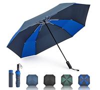 G4Free 54 Pouces Parapluie Pliant, Compact Parapluie Automatique，Grand Parapluie Pliant，Parapluie de Poche