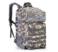 G4Free Grand Sac à Dos Tactique Militaire 3 Jours d'assaut Molle Bug Out Sac à Dos pour randonnée, Camping, Trekking, Chasse, ACU