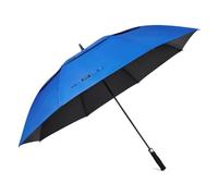 G4Free Parapluie de golf de 119,4 cm, protection UV, ouverture automatique, double toile surdimensionnée, coupe-vent, soleil, pluie, bleu roi/noir