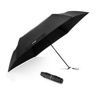 G4Free Parapluie de voyage compact ultra léger UPF 50+ protection UV en fibre de carbone super fin, ne pèse que 113,4 g, Noir ultra léger, 43inch, Moderne