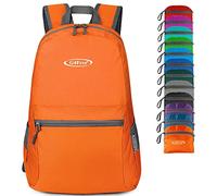 G4Free Petit sac à dos pliable ultraléger imperméable pour le camping, la randonnée, le cyclisme, homme et femme 20 l, Orange Upate