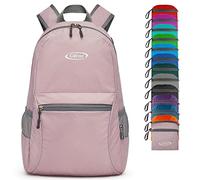 G4Free Petit sac à dos pliable ultraléger imperméable pour le camping, la randonnée, le cyclisme, homme et femme 20 l, Rose Upate