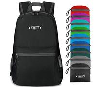 G4Free Petit sac à dos pliable ultraléger imperméable pour le camping, la randonnée, le cyclisme, homme et femme 20 l, Mise à jour noire, Marche
